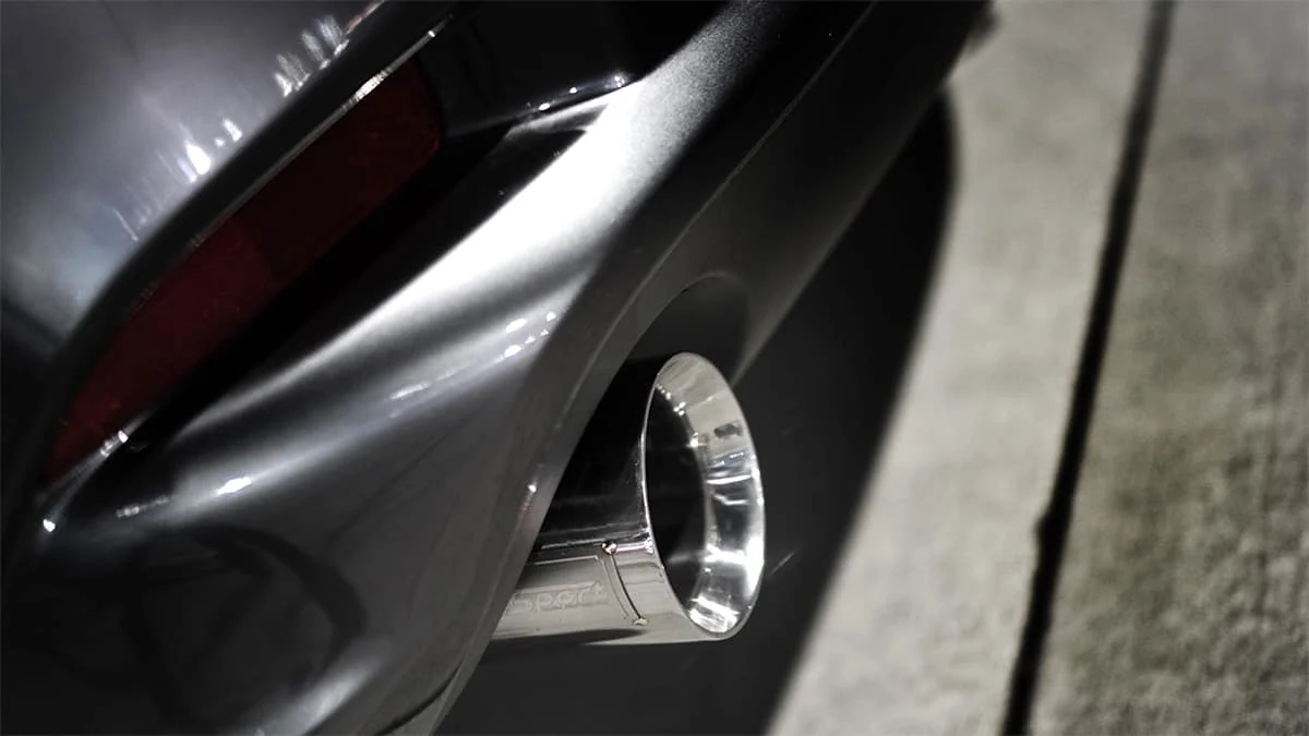 2015 Mazda 3 cat back exhaust with 4 inch tips